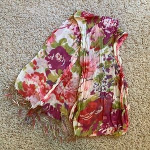Floral scarf